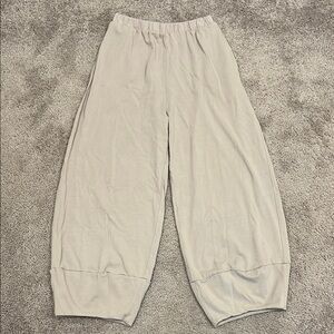 Zara Heavy Cotton Balloon Pants